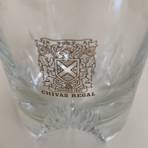 3.75”  Vintage CHIVAS REGAL Glass France Barware Scotch Cocktails - Picture 2 of 6